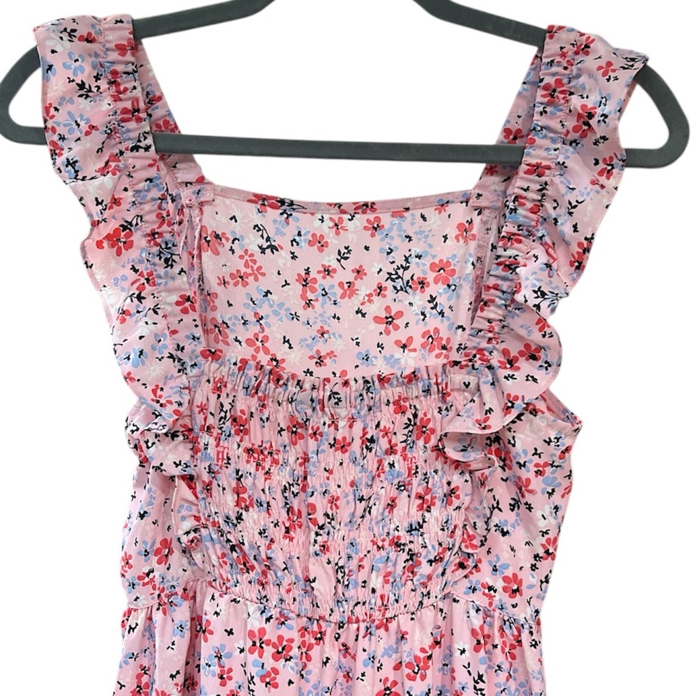 Tommy Hilfiger Girls Ruffle-Trim Floral Dress XL - Picture 5 of 7